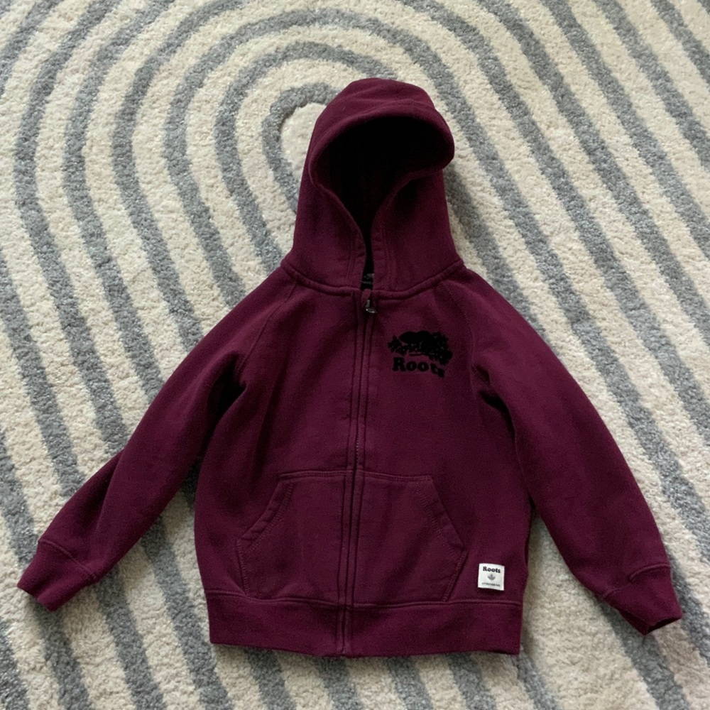 Roots Kids Hoodie - Deep Purple